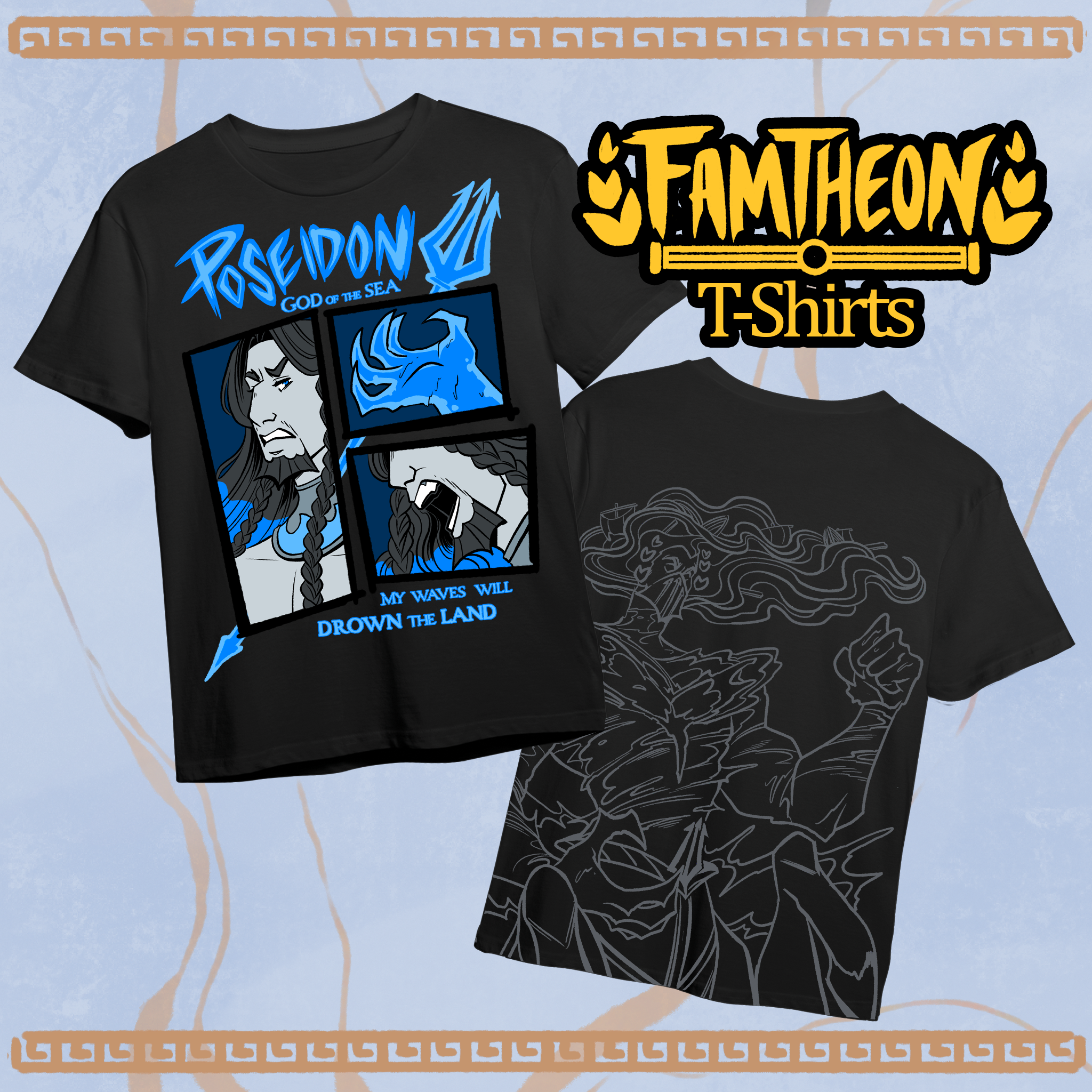 Tidal Tyrant - Poseidon Famtheon Tee