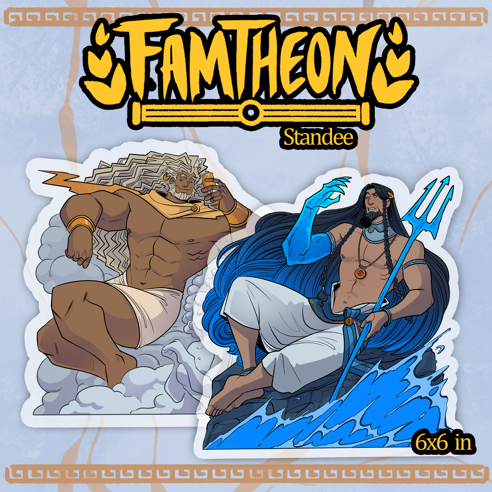 Famtheon Gods Acrylic Standees