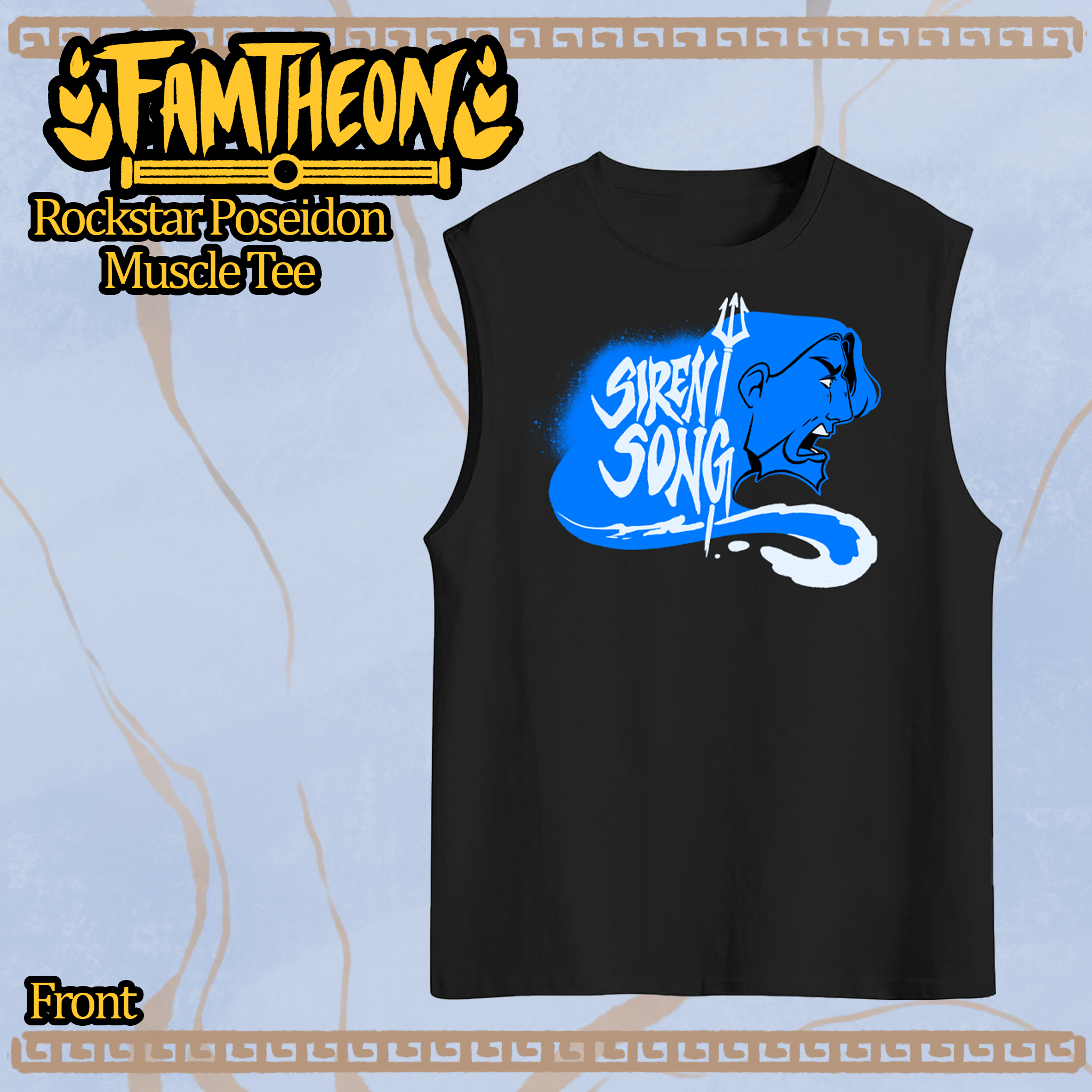 Rockstar Poseidon Muscle Tee
