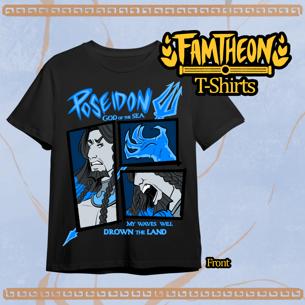 Tidal Tyrant - Poseidon Famtheon Tee