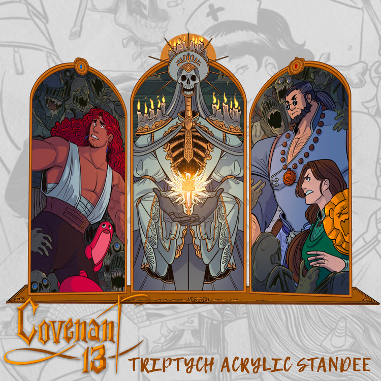 Covenant 13 Triptych Acrylic Standee
