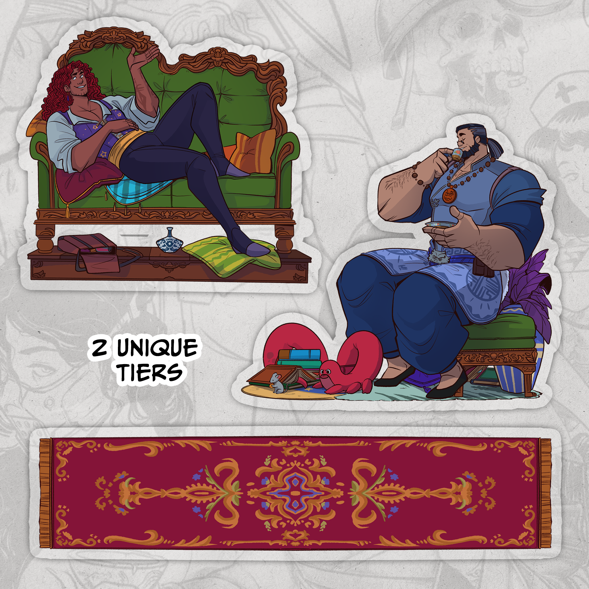 Conan and Lily Teatime - Covenant 13 Acrylic Standee