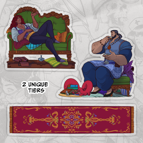 Conan and Lily Teatime - Covenant 13 Acrylic Standee