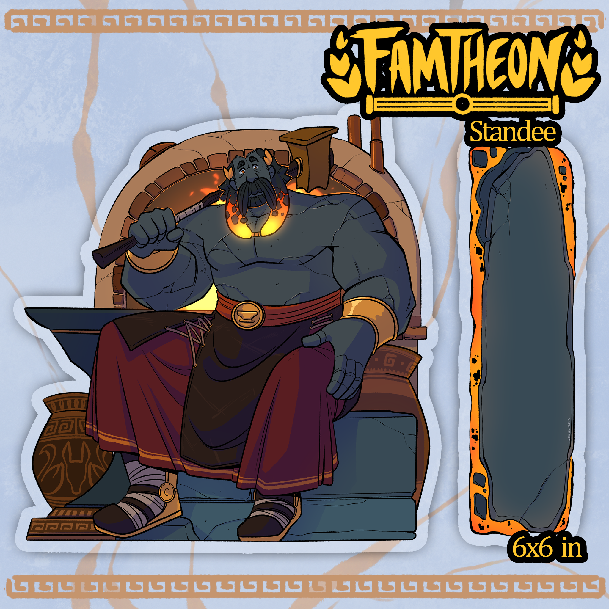 Famtheon Gods Acrylic Standees