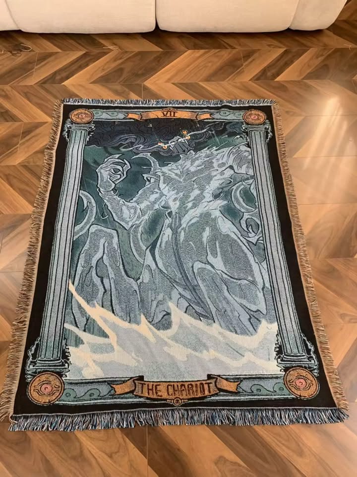 Famtheon- Primordial Poseidon Knit Tapestry